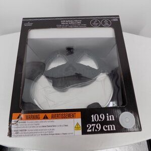 Ashland LED Infinity Mirror Black Jack O Lantern Face Orange Lights Indoor New